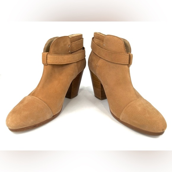RAG & BONE HARROW CAMEL SUEDE ANKLE BOOTIES SIZE EU 39.5 - Picture 9 of 11